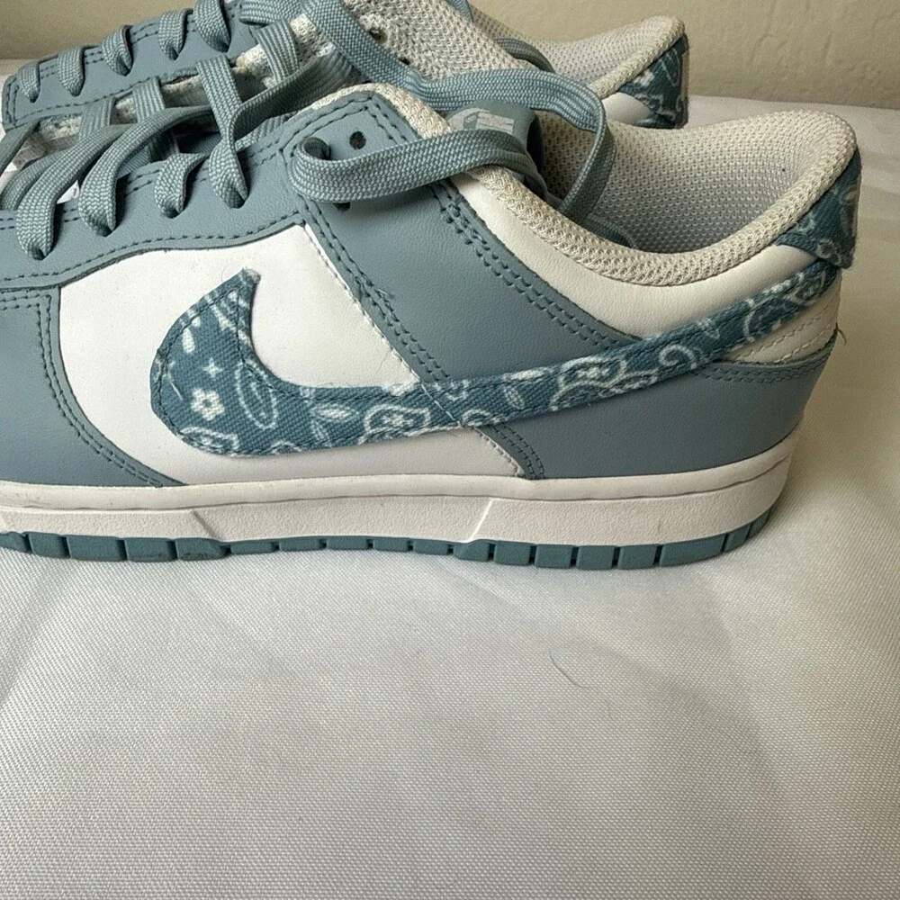 Nike Womens Dunk Low Blue Paisley DH4401-101 Women Size
